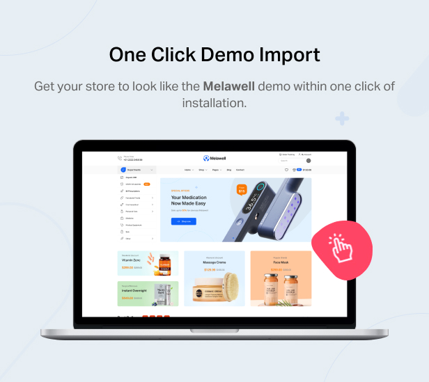 Melawell - Medical Elementor WooCommerce Theme