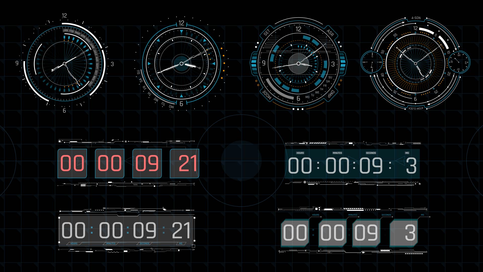 Extreme HUD Elements Bundle 1200+ - 85