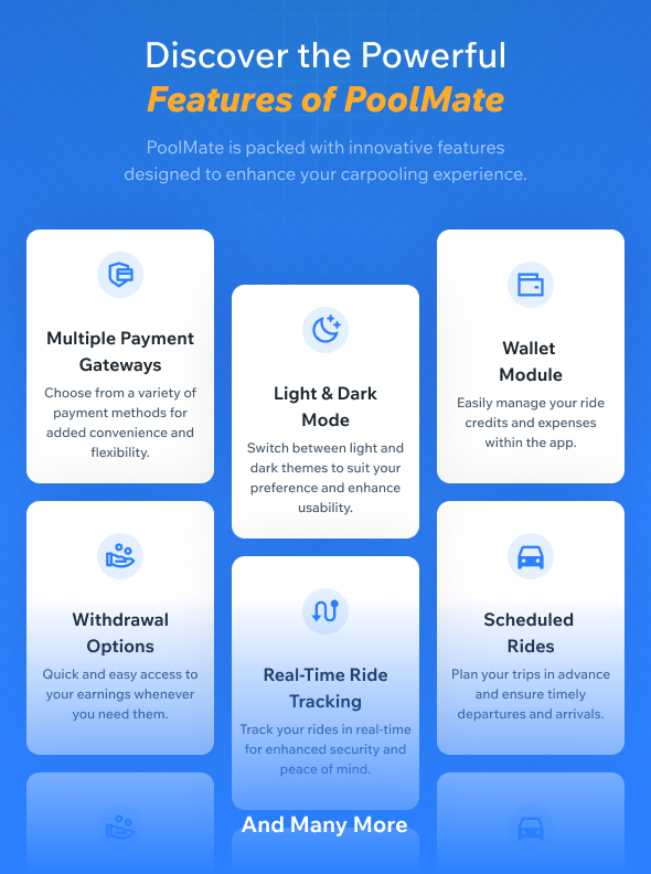 PoolMate | BlaBlaCar Clone | Complete Carpooling Solution in Flutter - 6