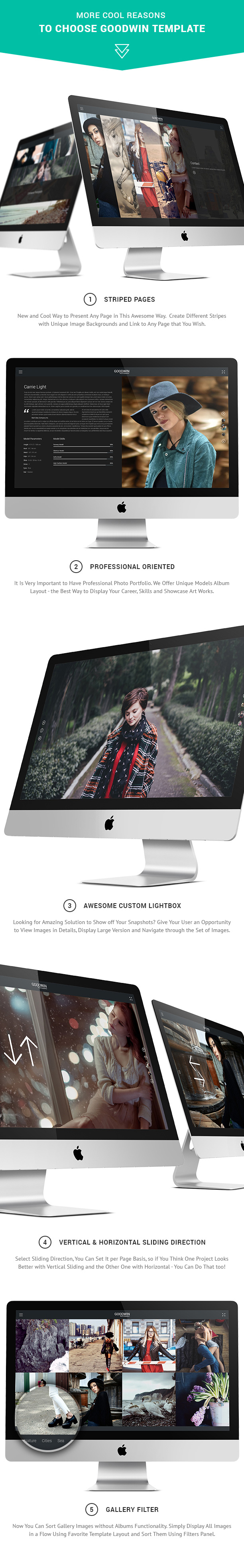 Photography Website Template - GoodWin - 3