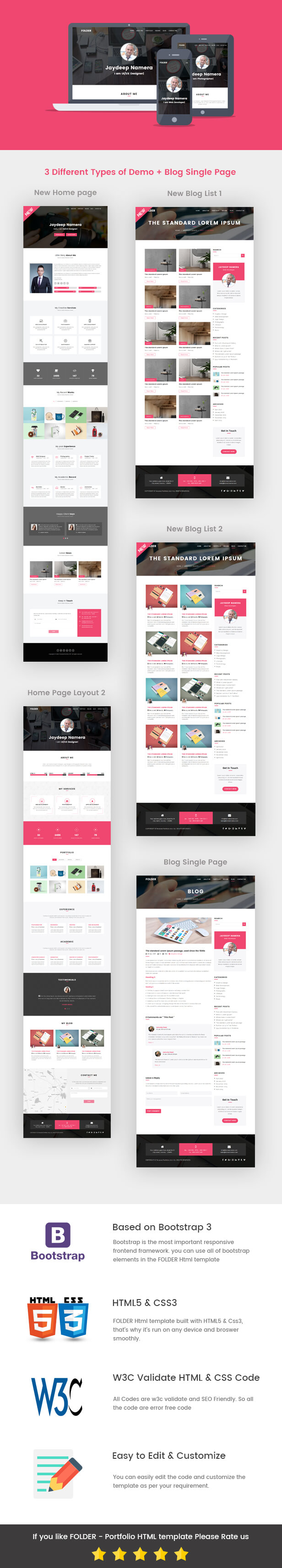 Folder - Personal Portfolio Template - 1