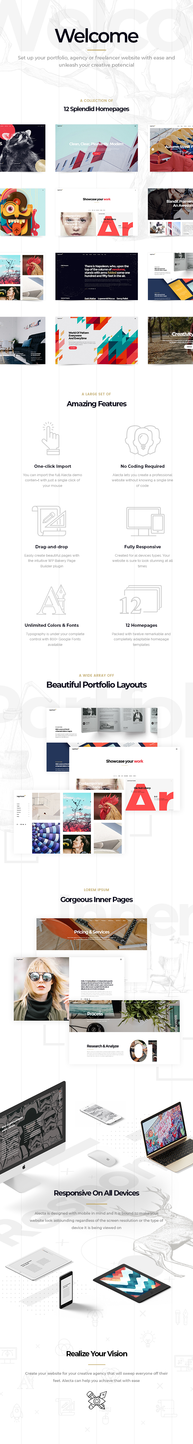 Alecta - Creative Agency Theme - 1