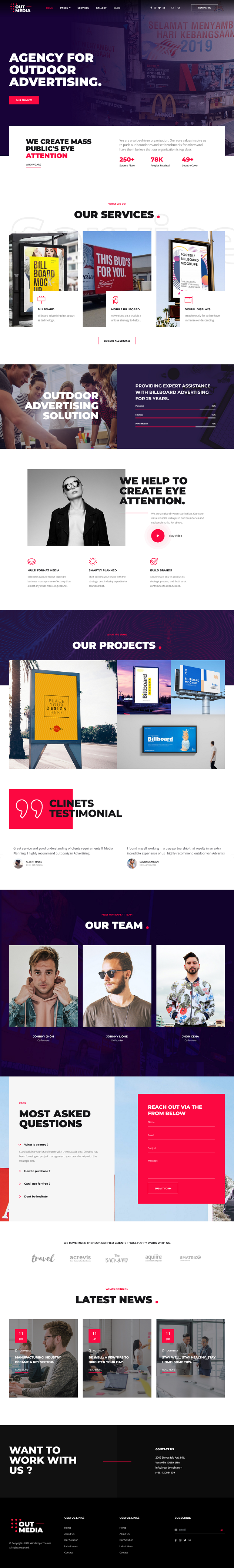 outmedia joomla template