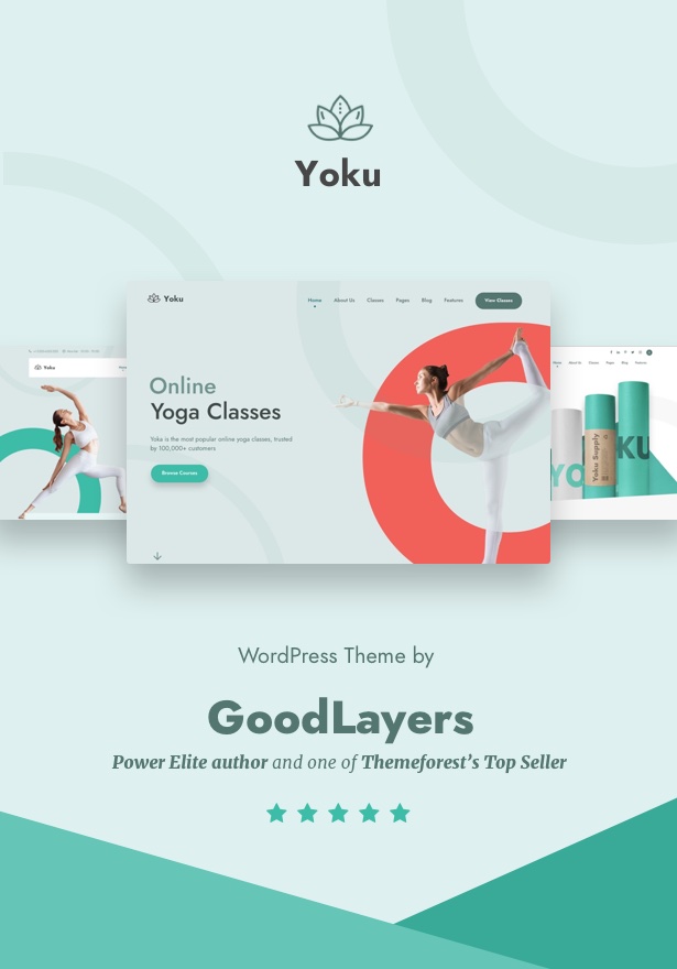 Yoku - Yoga Studio & Ayurveda WordPress - 1