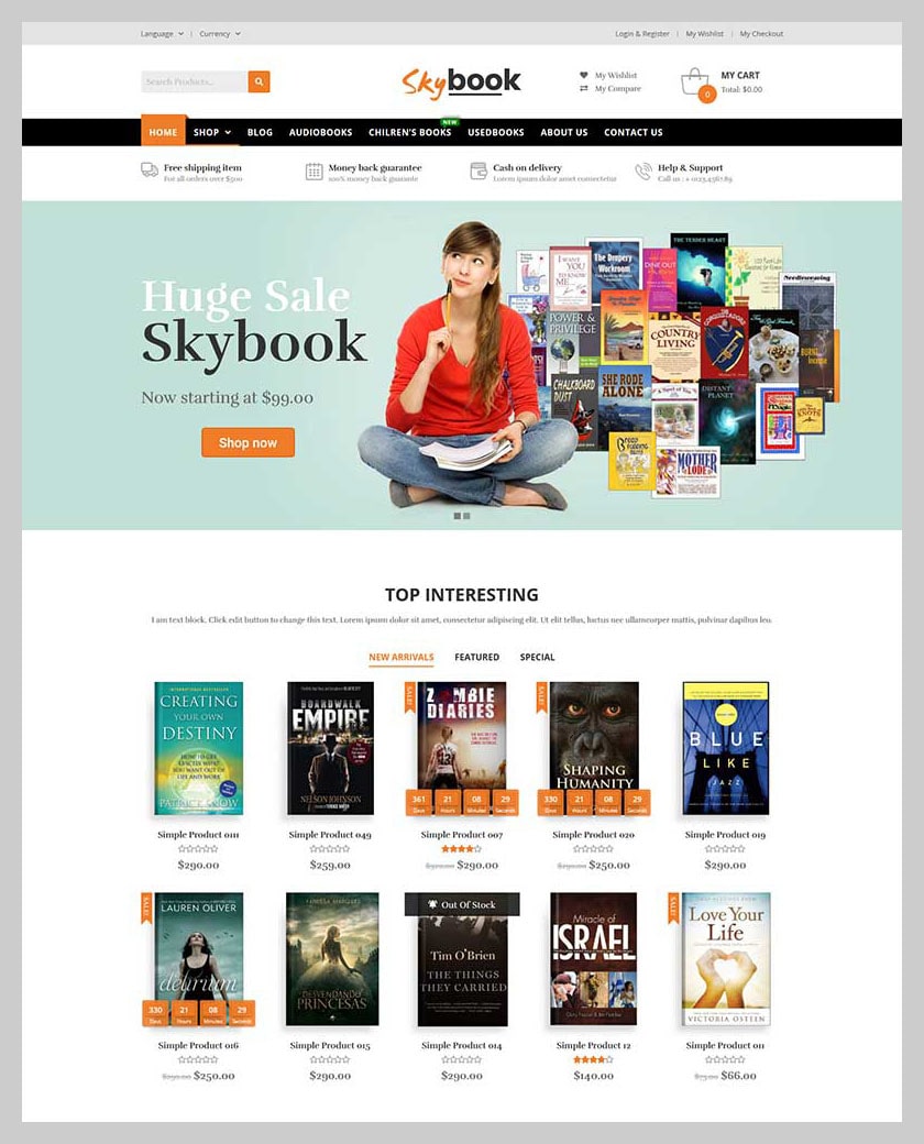VG Skybook - WooCommerce Theme For Book Store - 2