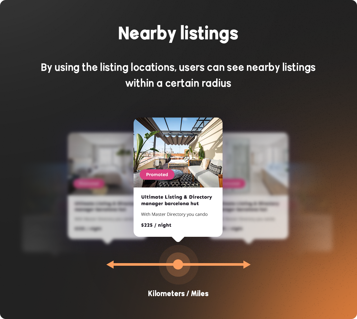 BRIKK- listing and directory WordPress theme - nearby listings