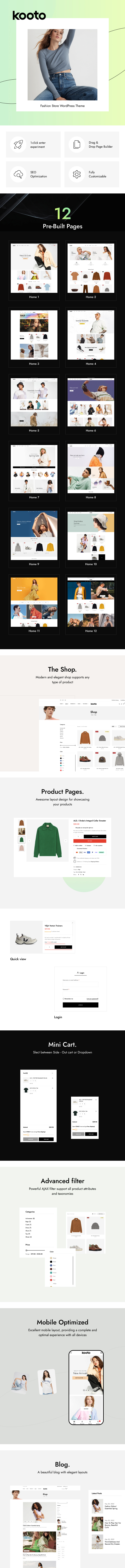 Kooto – Fashion Store WordPress Theme - 1