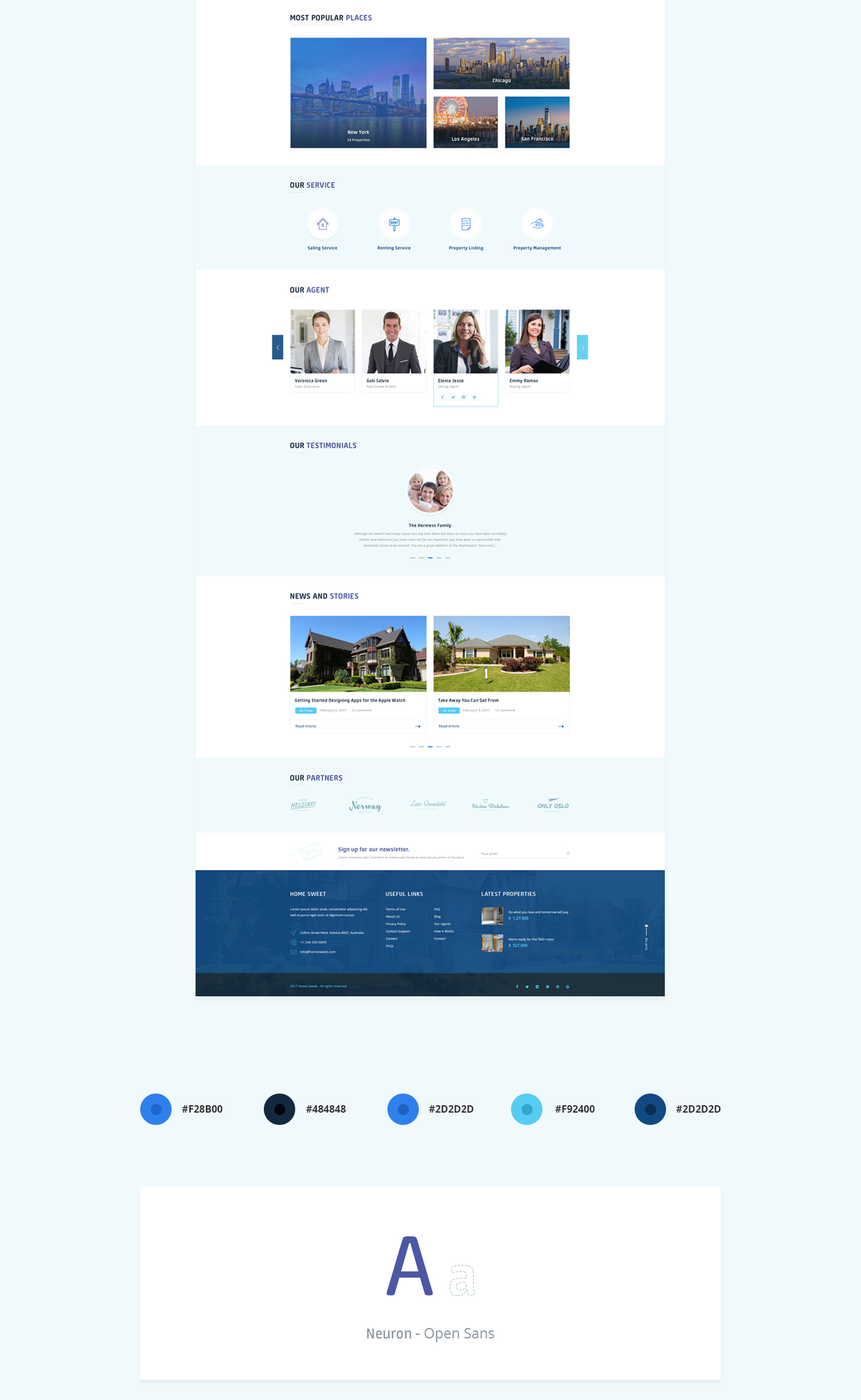 Homesweet - Real Estate PSD Template - 2