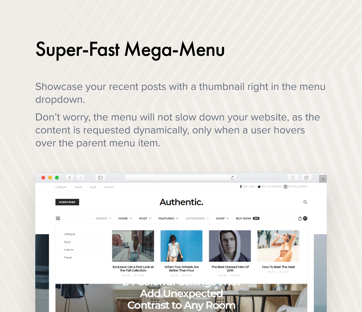 Super-Fast Mega-Menu