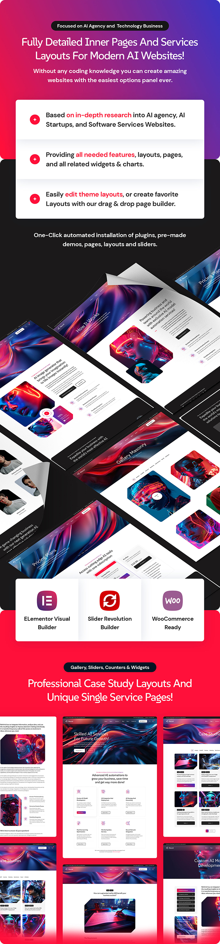 Neurai - AI Agency & Technology WordPress Theme - 6