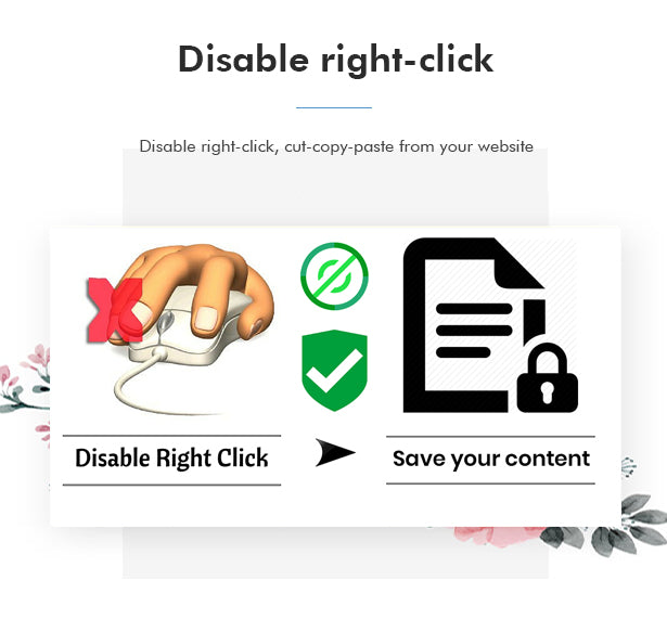 Disable right click and copy/paste