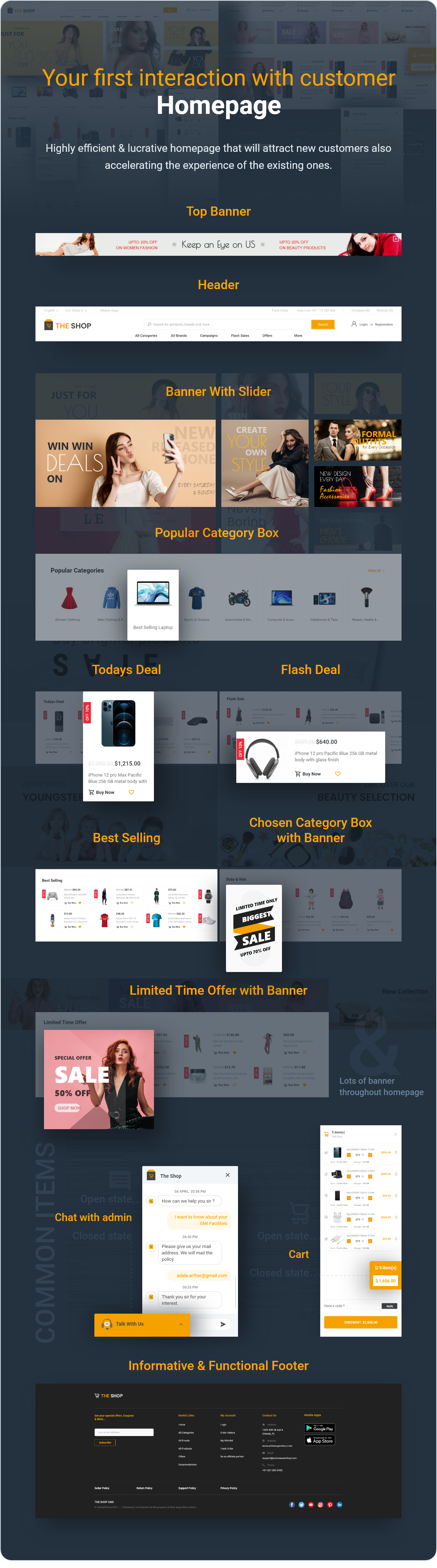 The Shop - PWA eCommerce CMS v3.4