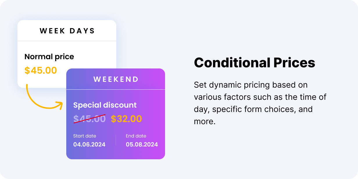 Booknetic - Conditional Prices Feature