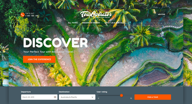 Tour Operator WordPress Theme