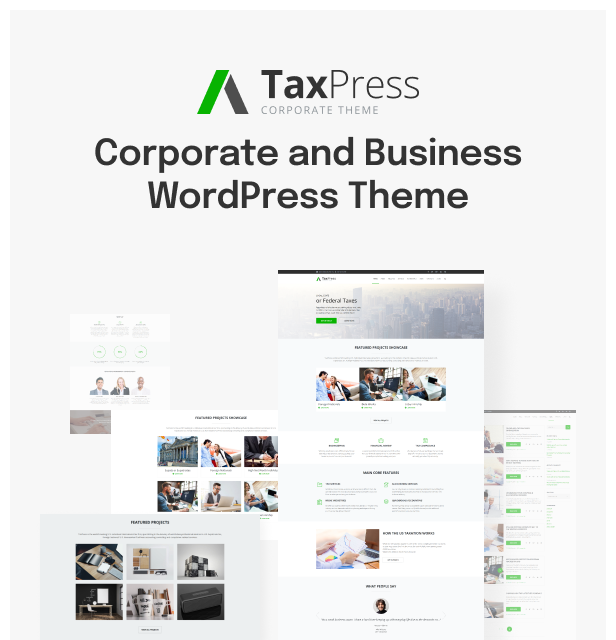 TaxPress - Consulting Services WordPress Theme - 1