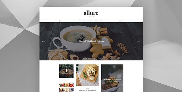 Allure - Personal Blog Template - Personal PSD Templates