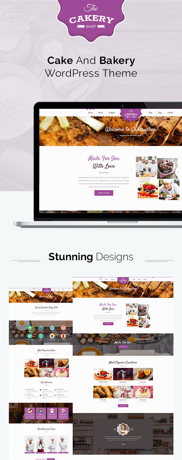 tema wordpress bolo