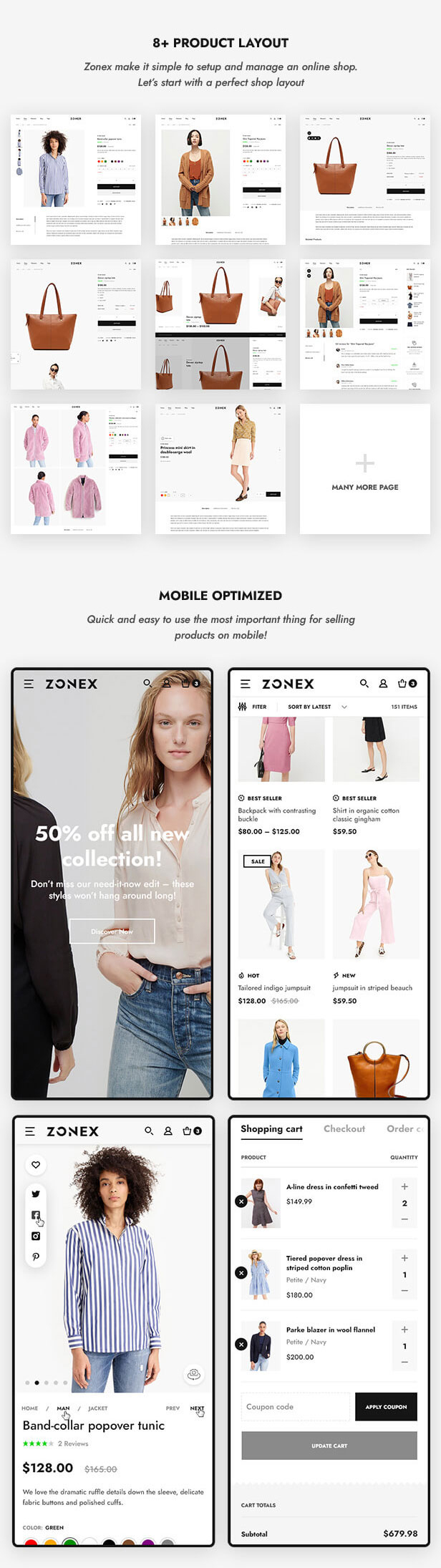 Zonex - MultiPurpose Responsive Magento 2 Theme