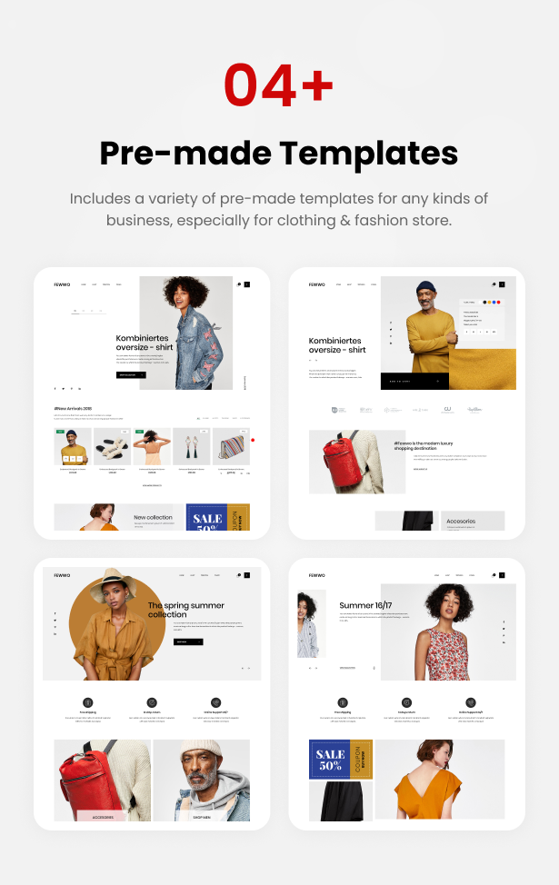 04+ Templates to Start Your Online Store