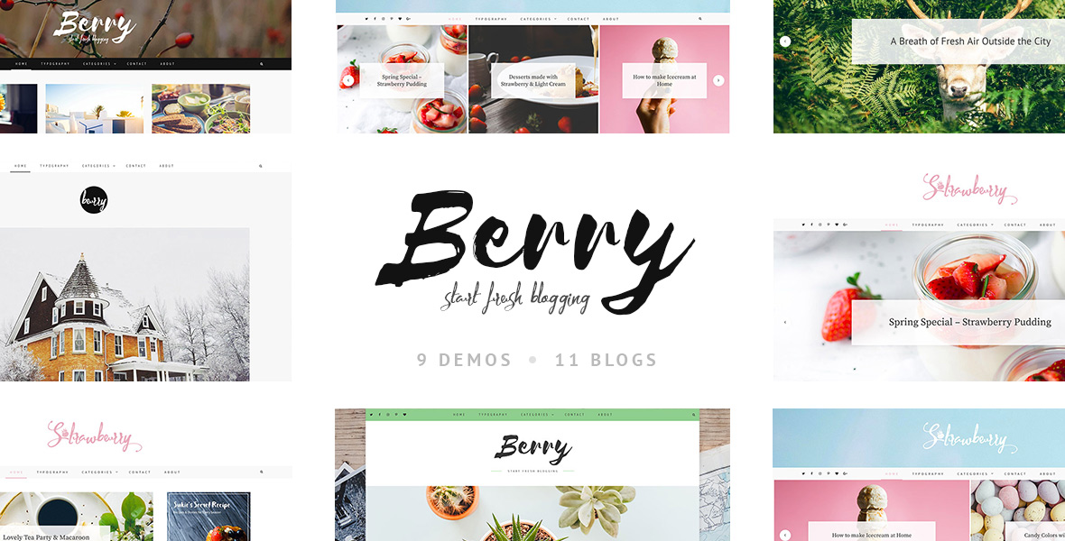 Berry - A Fresh Personal Blog and Shop Theme