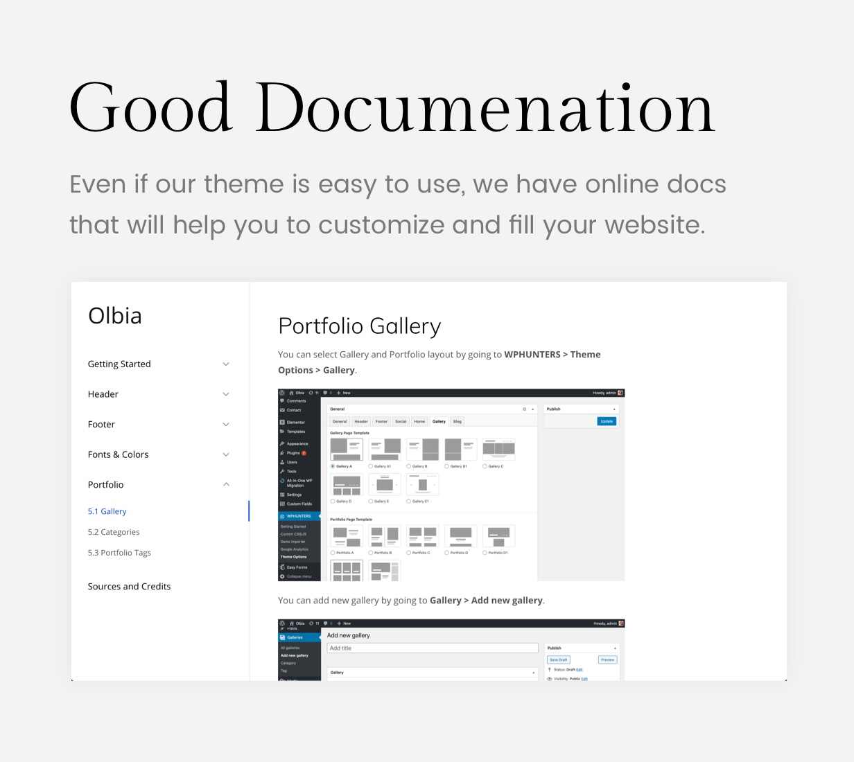 Olbia - Elegant WordPress Theme for Photographers - 8
