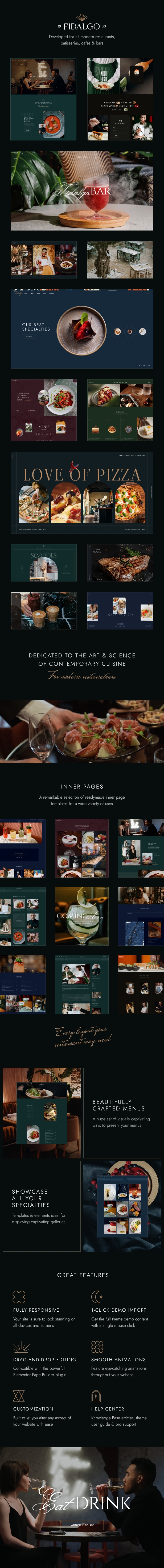 Fidalgo - Restaurant WordPress Theme - 1