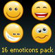 16 non rasterized emoticons pack + bonus