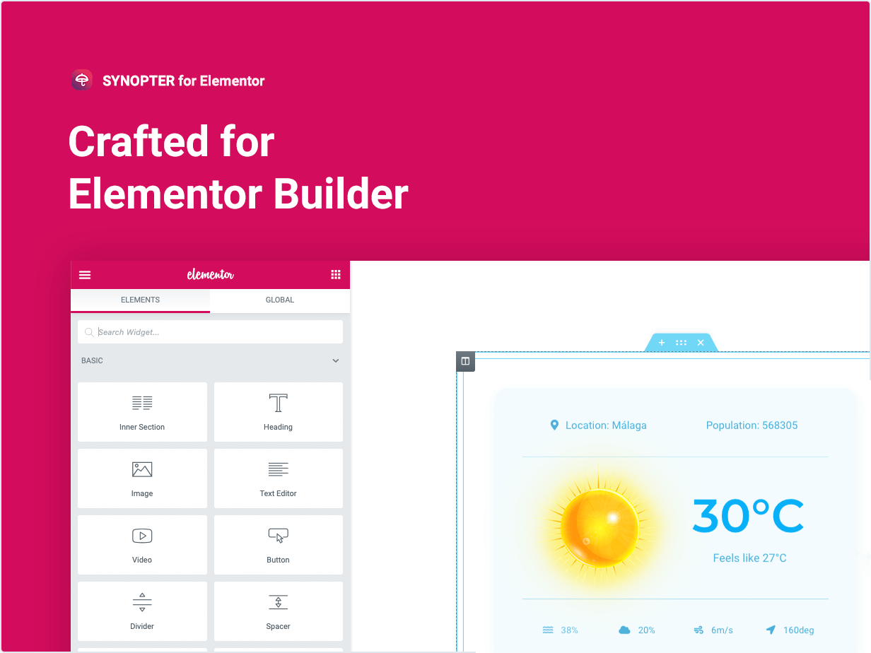 Crafted for Elementor Builder