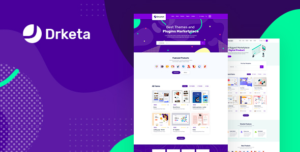 Digital Marketplace html template