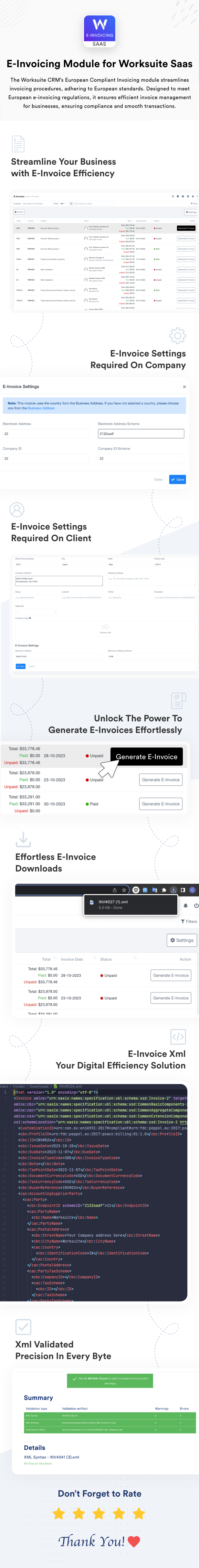 E-Invoicing Module for Worksuite SAAS - 1