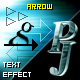 PJ Arrow - text effect component