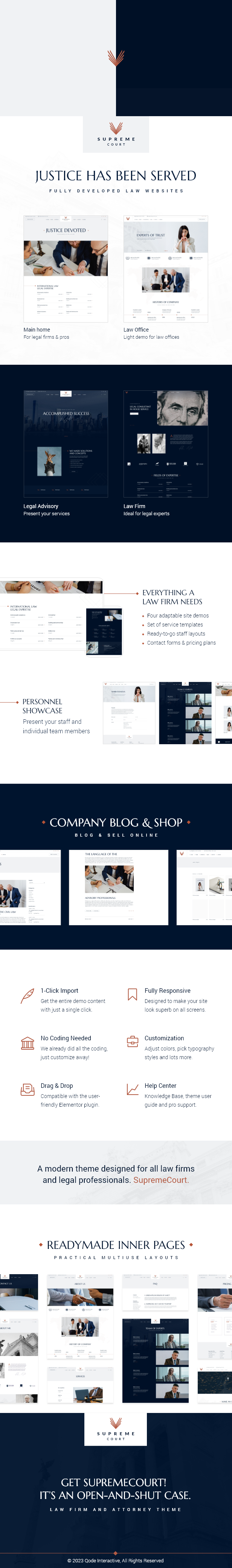 SupremeCourt - Law Firm and Attorney WordPress Theme - 2