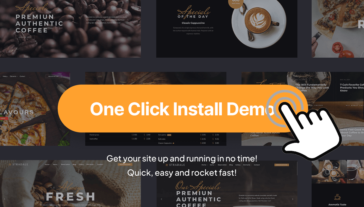 Stradale - Cafe & Restaurant WordPress Theme - 8