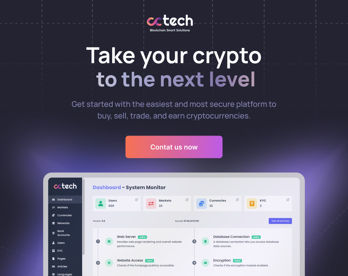 CryptoTech - Crypto Exchange Software, Spot, Futures, Binary, Cryptocurrency Swap, CEX, P2P Exchange - 8