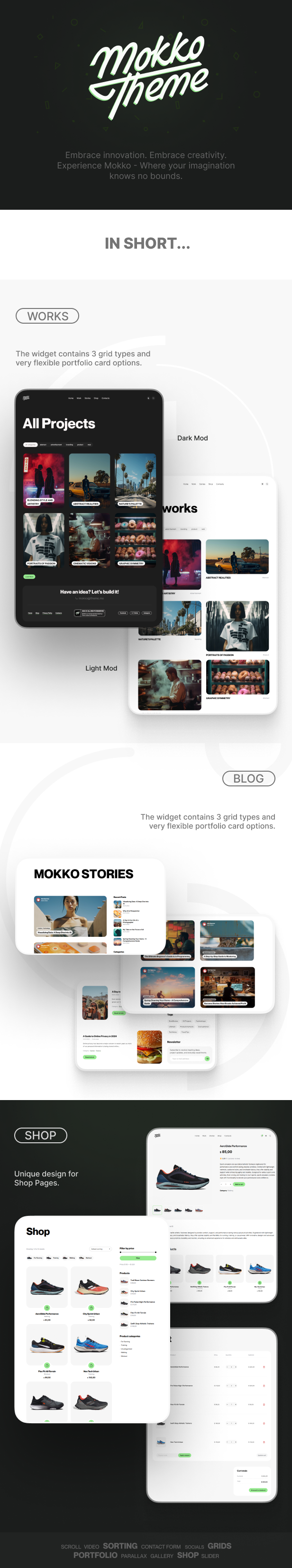 Mokko - Creative Portfolio & Agency  HTML Template - 1