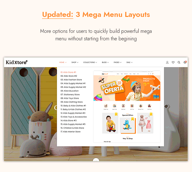 KidXtore - Kids Clothing and Toys Store Elementor WooCommerce WordPress Theme - 3