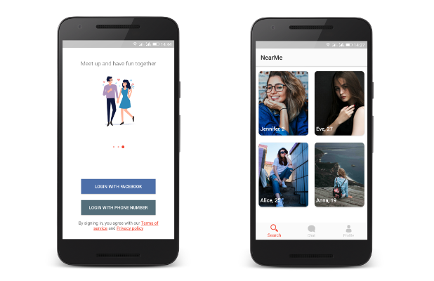 NearMe | Android Dating App (Android Studio & Firebase) - 2