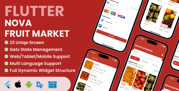 Flutter Fruit Market App
