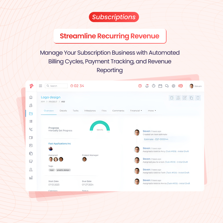 Grow CRM - Laravel Project Management - 22