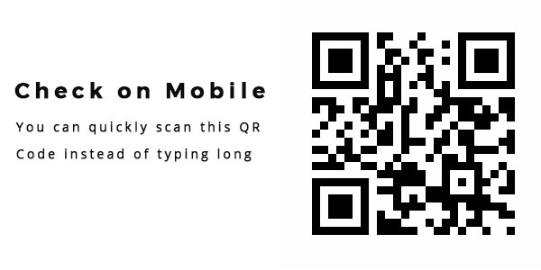 scan QR on mobile