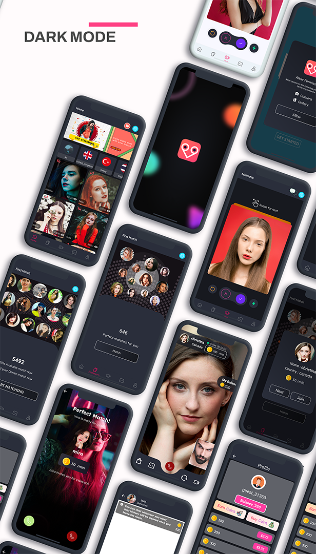 DateMe- Dating App Pro| (Live Stream, Random Video Call, Match, Videos From Server, In-app Buy) - 12