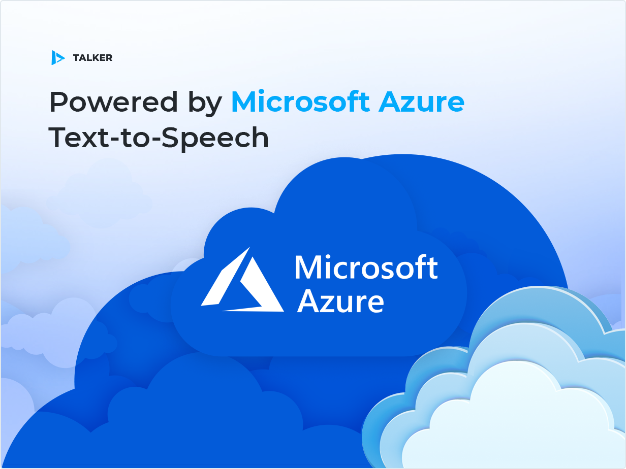 Powered by Microsoft Azure Text-to-Speech