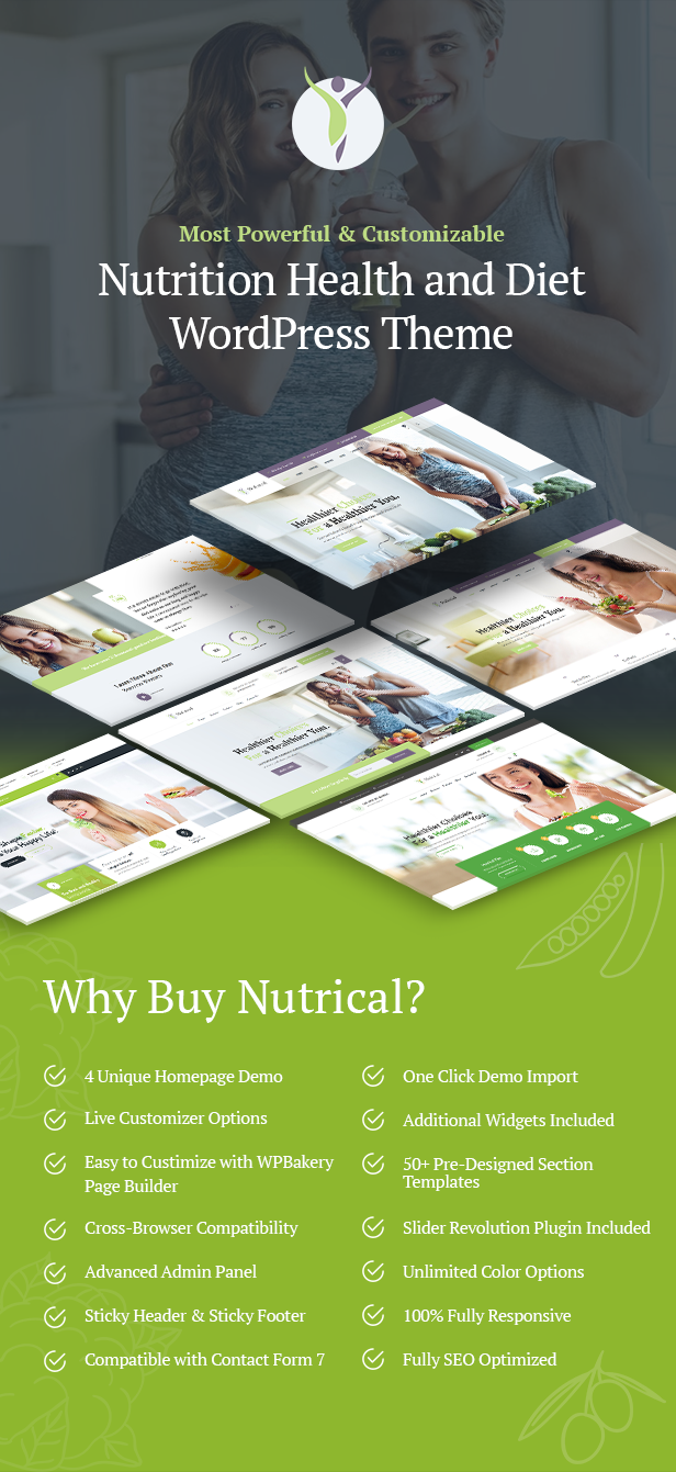 Nutrical WordPress Theme