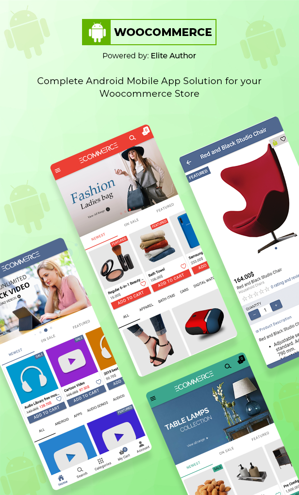 Android Woocommerce V1.9.2 Ecommerce Mobile Android Application