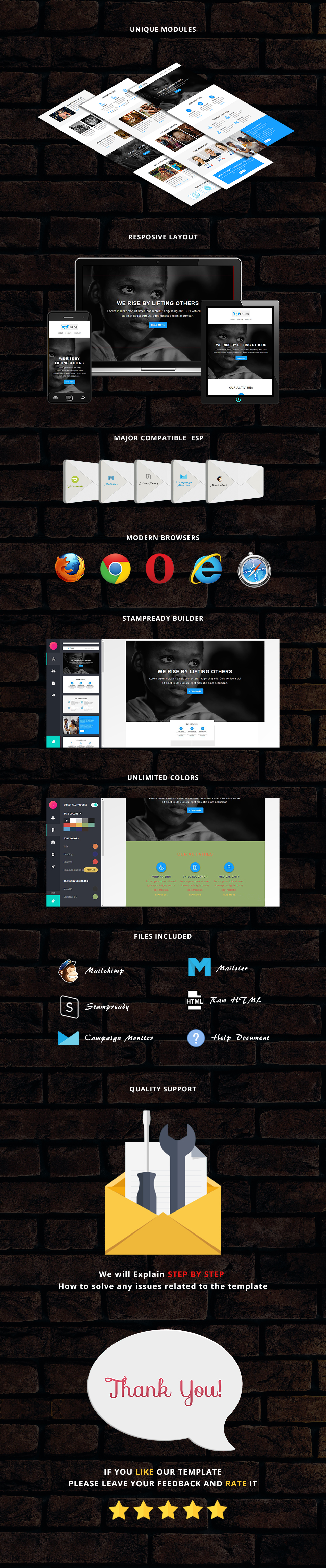 Lords - Responsive Email Template + Stampready Builder