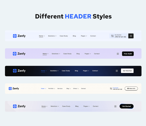 Zenfy - Software, SaaS & Digital Agency Template - 5