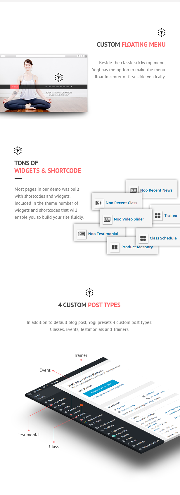 Yogi - Health Beauty & Yoga WordPress Theme - 5
