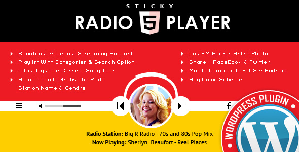 Radio Player Shoutcast & Icecast WordPress Plugin - Maxkinon Marketplace