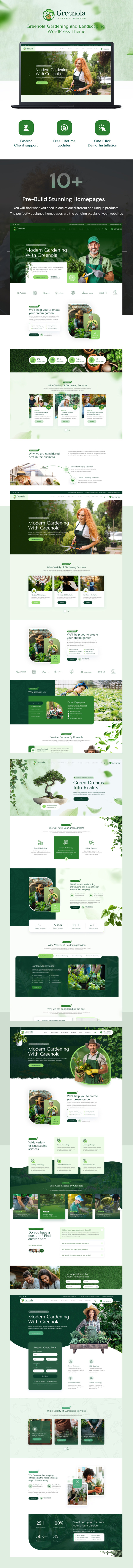Greenola - Landscape Gardening WordPress Theme - 5
