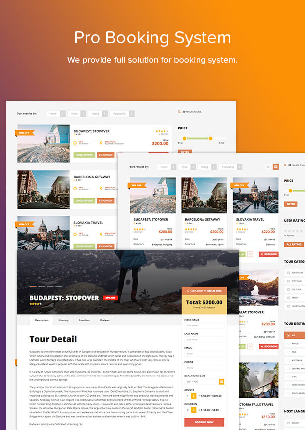 Aventura - Travel & Tour Booking System WordPress Theme